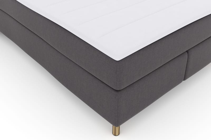 Select No 3 Komplet Sengepakke 140x200 Fast - Mørkegrå/Kobber - Møbler - Senge - Kontinentalsenge