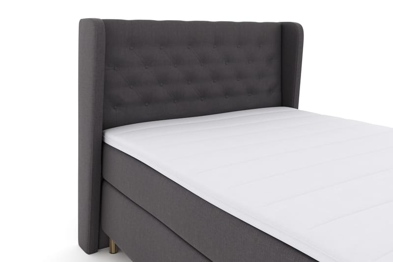 Select No 3 Komplet Sengepakke 140x200 Fast - Mørkegrå/Kobber - Møbler - Senge - Kontinentalsenge