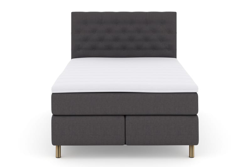 Select No 3 Komplet Sengepakke 140x200 Fast - Mørkegrå/Kobber - Møbler - Senge - Kontinentalsenge