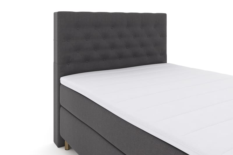 Select No 3 Komplet Sengepakke 140x200 Fast - Mørkegrå/Kobber - Møbler - Senge - Komplet sengepakke