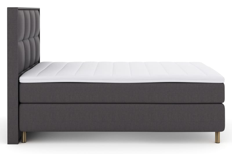 Select No 3 Komplet Sengepakke 140x200 Fast - Mørkegrå/Kobber - Møbler - Senge - Kontinentalsenge