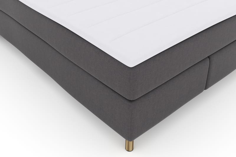 Select No 3 Komplet Sengepakke 140x200 Fast - Mørkegrå/Kobber - Møbler - Senge - Komplet sengepakke