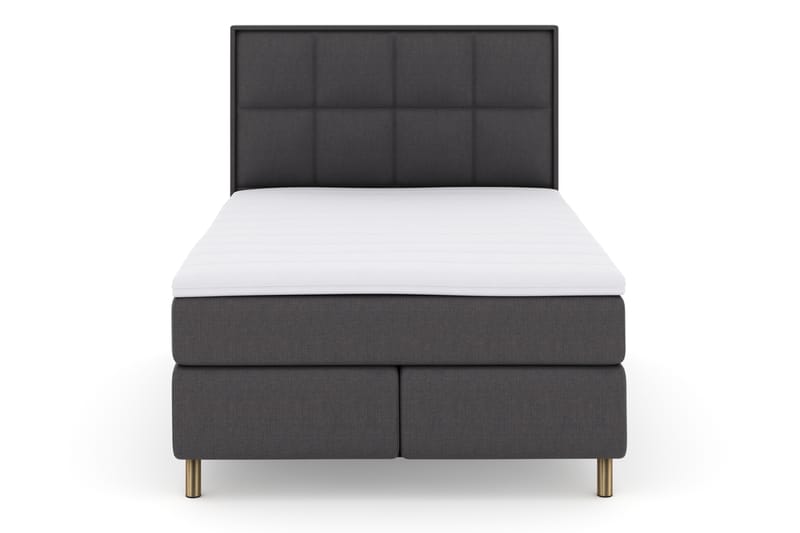 Select No 3 Komplet Sengepakke 140x200 Fast - Mørkegrå/Kobber - Møbler - Senge - Komplet sengepakke
