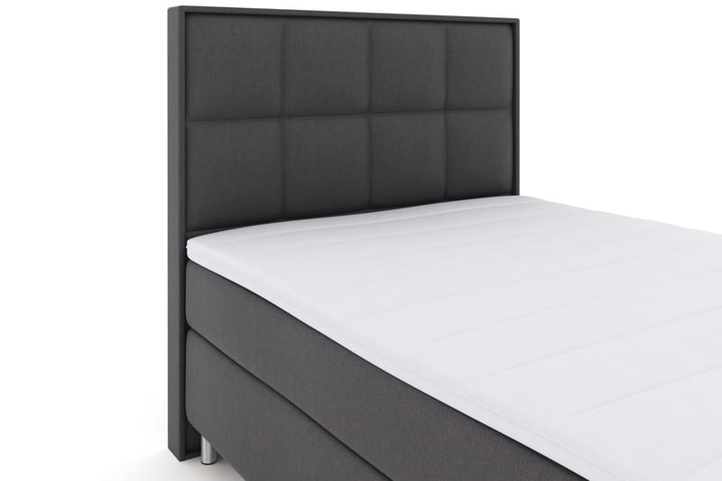 Select No 3 Komplet Sengepakke 140x200 Fast - Mørkegrå/Metal - Komplet sengepakke - Kontinentalsenge - Dobbeltsenge