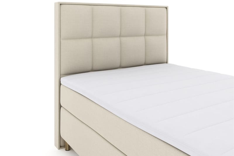 Select No 3 Komplet Sengepakke 140x200 Fast/Medium - Beige/Kobber - Møbler - Senge - Komplet sengepakke