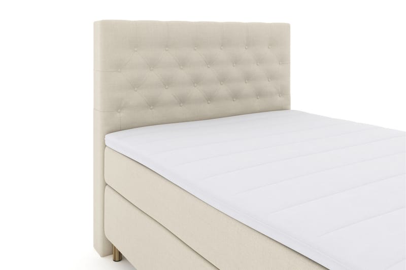 Select No 3 Komplet Sengepakke 140x200 Fast/Medium - Beige/Kobber - Møbler - Senge - Komplet sengepakke