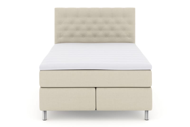 Select No 3 Komplet Sengepakke 140x200 Fast/Medium - Beige/Metal - Komplet sengepakke - Kontinentalsenge - Dobbeltsenge