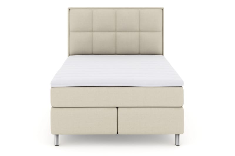 Select No 3 Komplet Sengepakke 140x200 Fast/Medium - Beige/Metal - Møbler - Senge - Komplet sengepakke