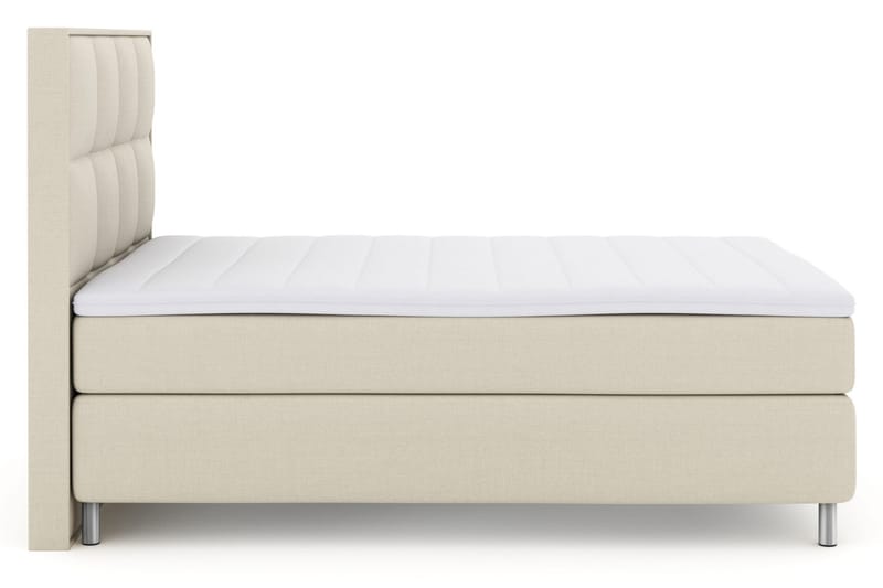 Select No 3 Komplet Sengepakke 140x200 Fast/Medium - Beige/Metal - Møbler - Senge - Komplet sengepakke