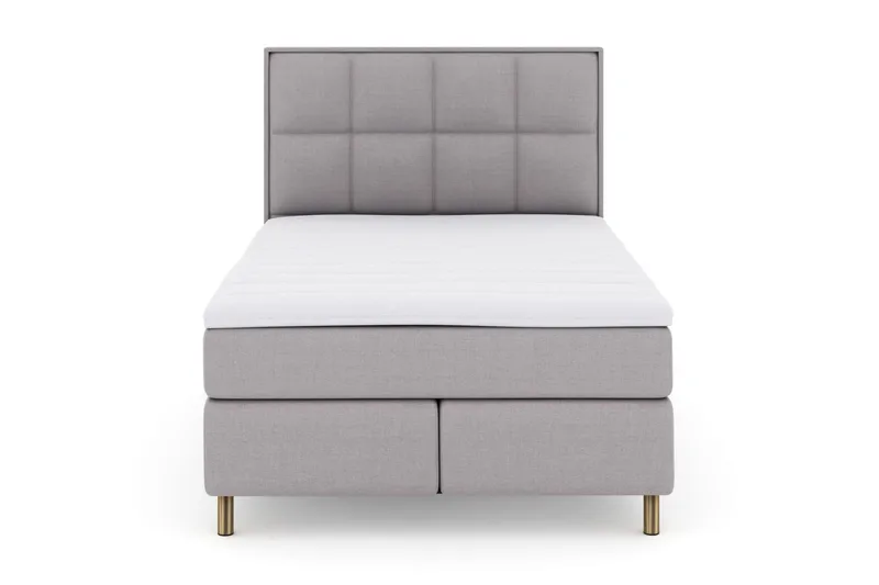 Select No 3 Komplet Sengepakke 140x200 Fast/Medium, Lysegrå/Kobber