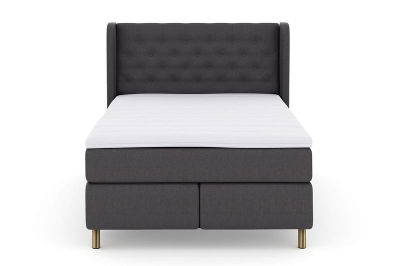 Select No 3 Komplet Sengepakke 140x200 Fast/Medium, Mørkegrå/Kobber
