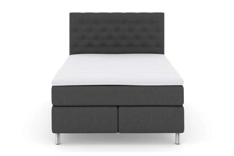 Select No 3 Komplet Sengepakke 140x200 Fast/Medium - Mørkegrå/Metal - Møbler - Senge - Komplet sengepakke