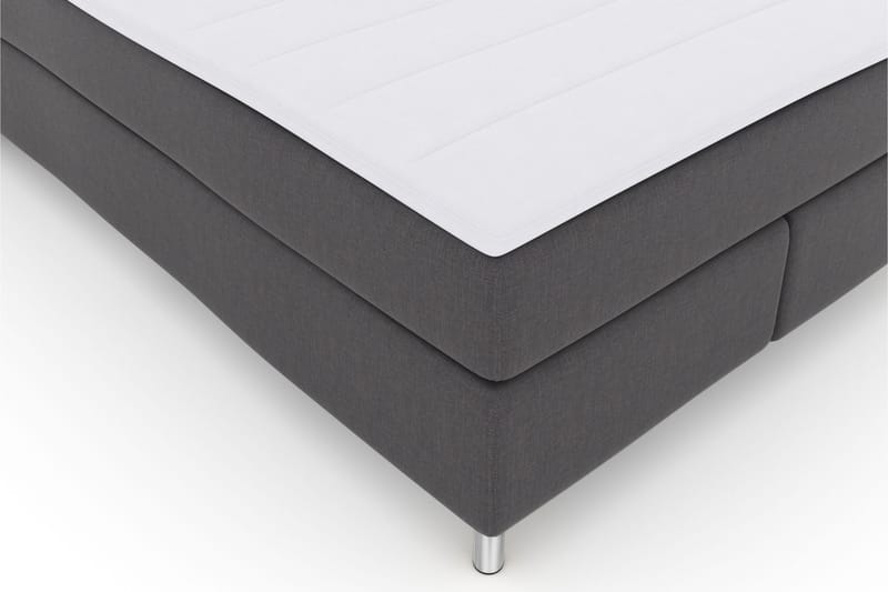 Select No 3 Komplet Sengepakke 140x200 Fast/Medium - Mørkegrå/Metal - Møbler - Senge - Komplet sengepakke