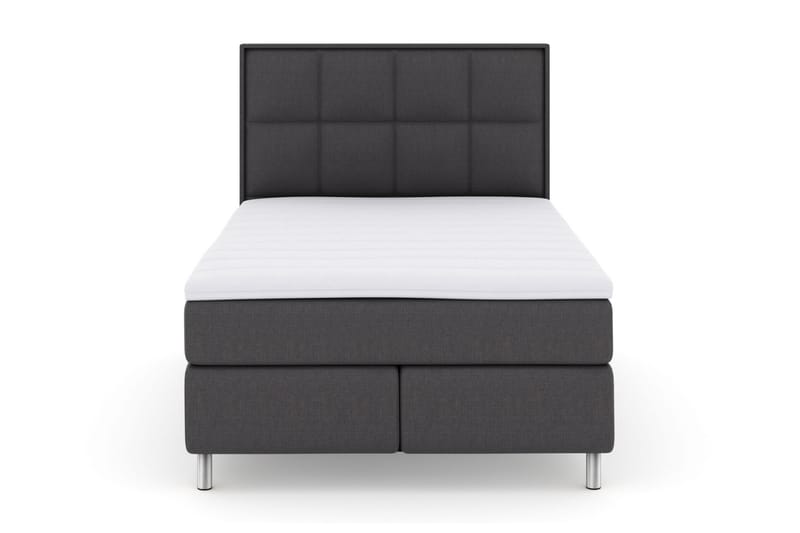 Select No 3 Komplet Sengepakke 140x200 Fast/Medium - Mørkegrå/Metal - Møbler - Senge - Komplet sengepakke