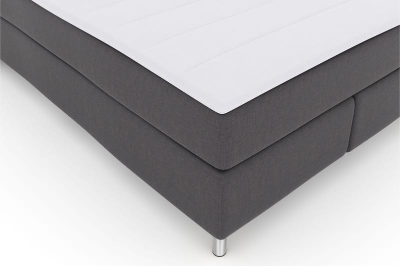 Select No 3 Komplet Sengepakke 140x200 Fast/Medium - Mørkegrå/Metal - Møbler - Senge - Komplet sengepakke
