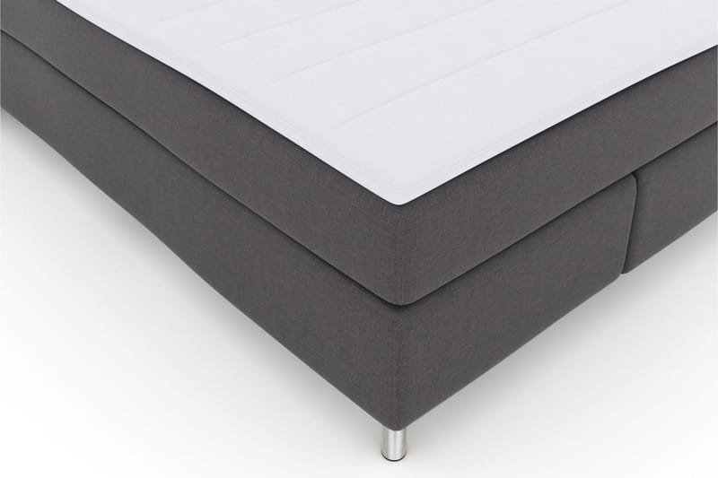 Select No 3 Komplet Sengepakke 140x200 Fast/Medium - Mørkegrå/Metal - Møbler - Senge - Kontinentalsenge