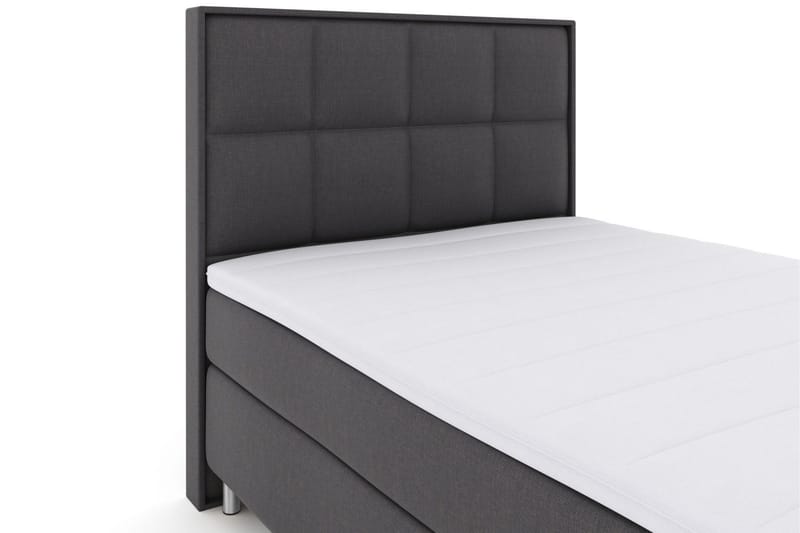 Select No 3 Komplet Sengepakke 140x200 Fast/Medium - Mørkegrå/Metal - Møbler - Senge - Kontinentalsenge