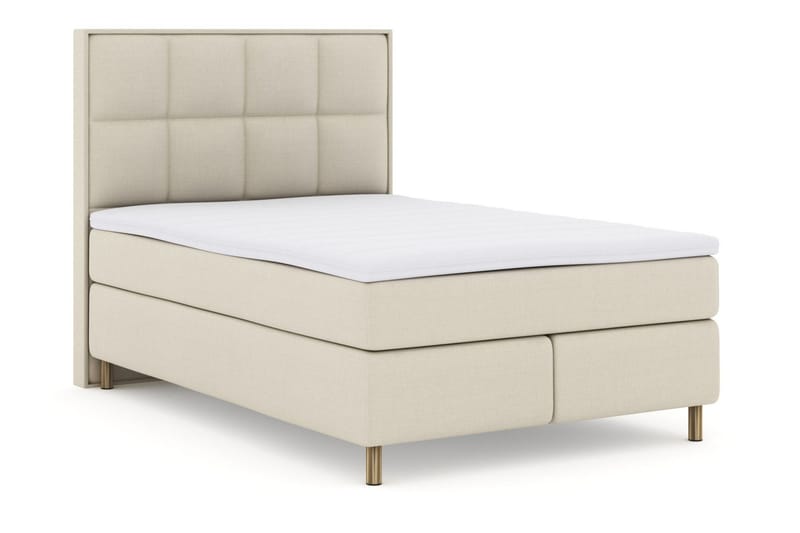 Select No 3 Komplet Sengepakke 140x200 Medium - Beige/Kobber - Møbler - Senge - Kontinentalsenge