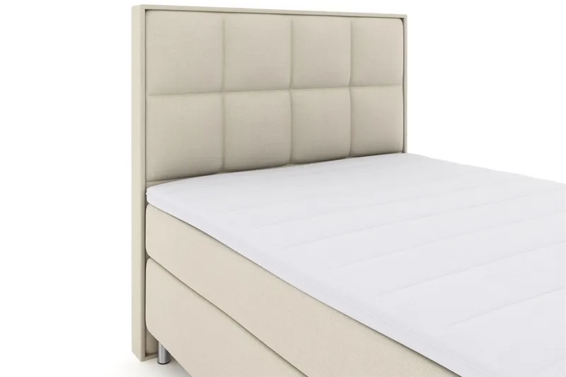 Select No 3 Komplet Sengepakke 140x200 Medium - Beige/Metal - Møbler - Senge - Kontinentalsenge