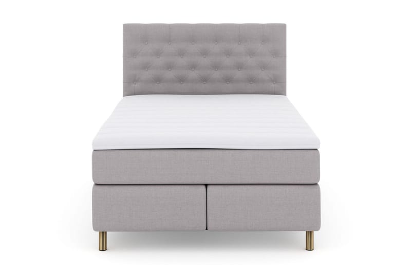 Select No 3 Komplet Sengepakke 140x200 Medium - Lysegrå/Kobber - Møbler - Senge - Kontinentalsenge