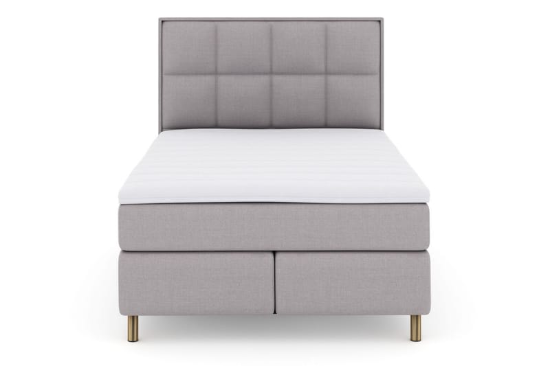 Select No 3 Komplet Sengepakke 140x200 Medium - Lysegrå/Kobber - Møbler - Senge - Komplet sengepakke