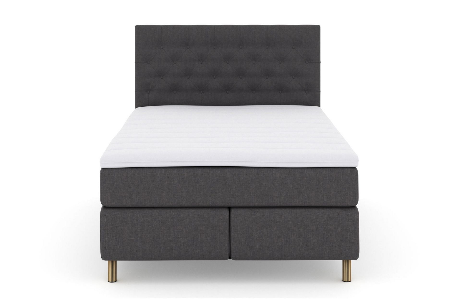 Select No 3 Komplet Sengepakke 140x200 Medium - Mørkegrå/Kobber - Møbler - Senge - Komplet sengepakke