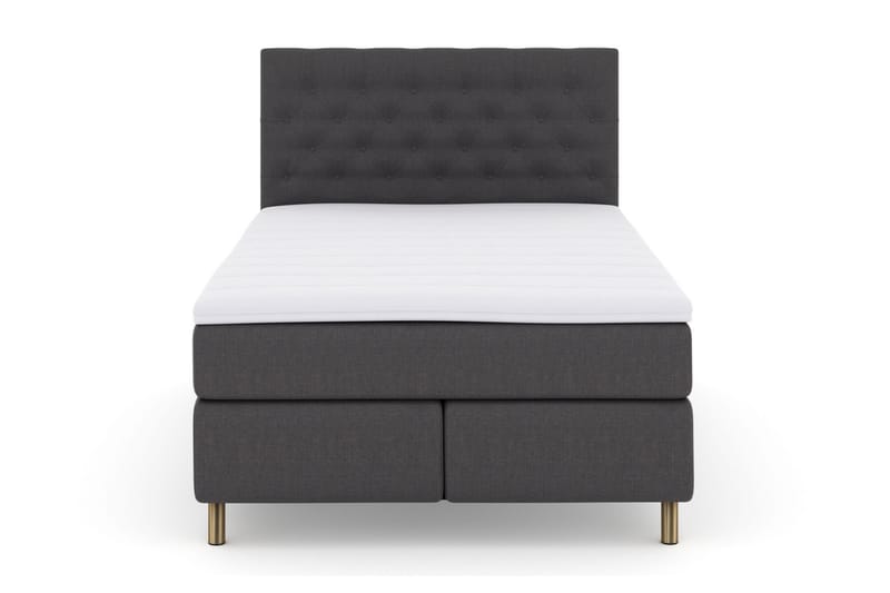 Select No 3 Komplet Sengepakke 140x200 Medium - Mørkegrå/Kobber - Møbler - Senge - Komplet sengepakke