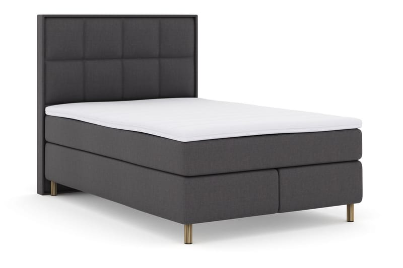 Select No 3 Komplet Sengepakke 140x200 Medium - Mørkegrå/Kobber - Møbler - Senge - Komplet sengepakke