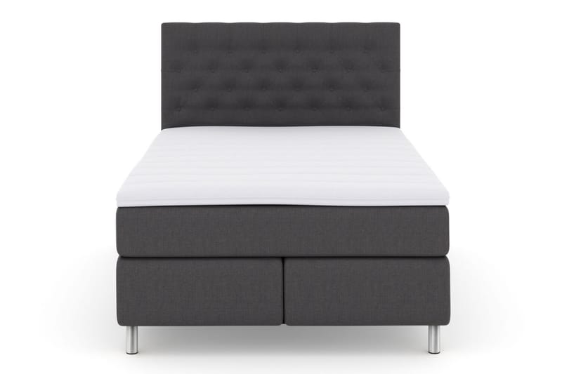 Select No 3 Komplet Sengepakke 140x200 Medium - Mørkegrå/Metal - Møbler - Senge - Komplet sengepakke