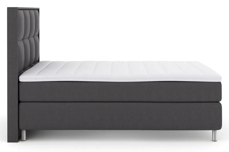 Select No 3 Komplet Sengepakke 140x200 Medium - Mørkegrå/Metal - Møbler - Senge - Kontinentalsenge