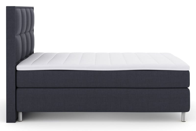 Select No 3 Komplet Sengepakke 160x200 Fast - Blå/Metal - Møbler - Senge - Kontinentalsenge