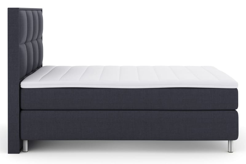 Select No 3 Komplet Sengepakke 160x200 Fast - Blå/Metal - Møbler - Senge - Komplet sengepakke