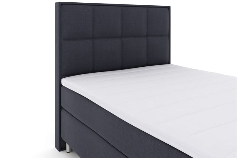 Select No 3 Komplet Sengepakke 160x200 Fast - Blå/Metal - Møbler - Senge - Kontinentalsenge