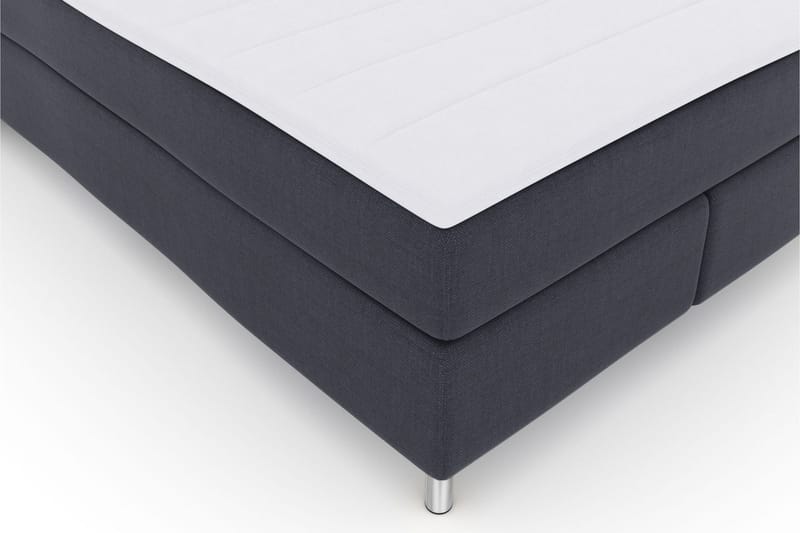Select No 3 Komplet Sengepakke 160x200 Fast - Blå/Metal - Møbler - Senge - Kontinentalsenge