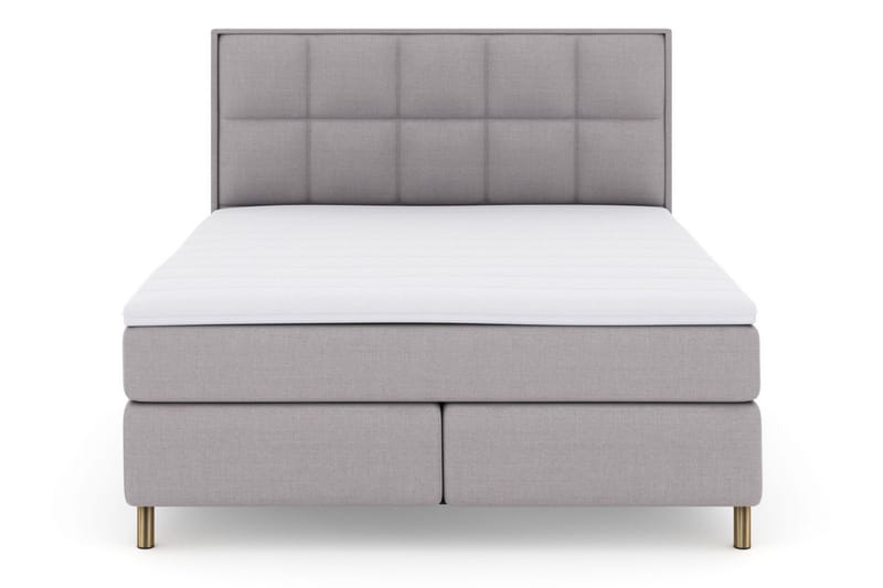 Select No 3 Komplet Sengepakke 160x200 Fast, Lysegrå/Kobber