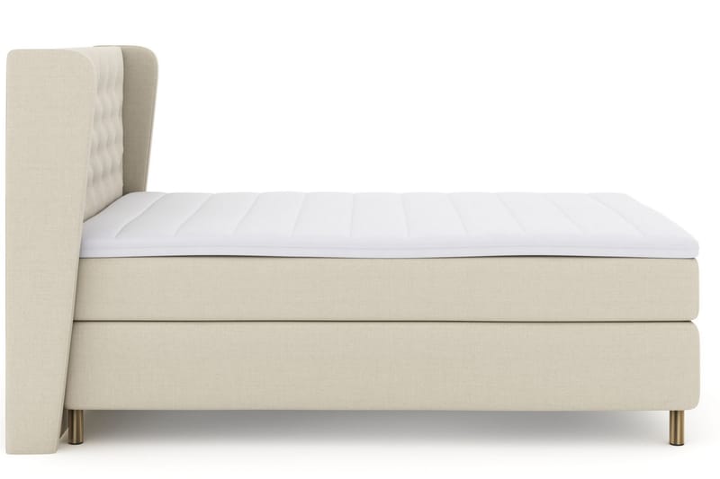Select No 3 Komplet Sengepakke 160x200 Fast/Medium - Beige/Kobber - Møbler - Senge - Komplet sengepakke