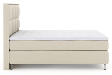 Select No 3 Komplet Sengepakke 160x200 Fast/Medium - Beige/Metal - Møbler - Senge - Komplet sengepakke