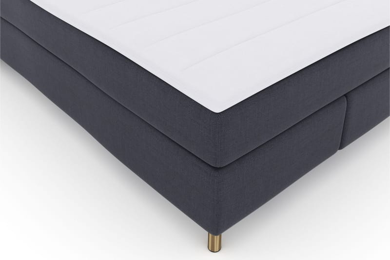 Select No 3 Komplet Sengepakke 160x200 Fast/Medium - Blå/Kobber - Møbler - Senge - Komplet sengepakke