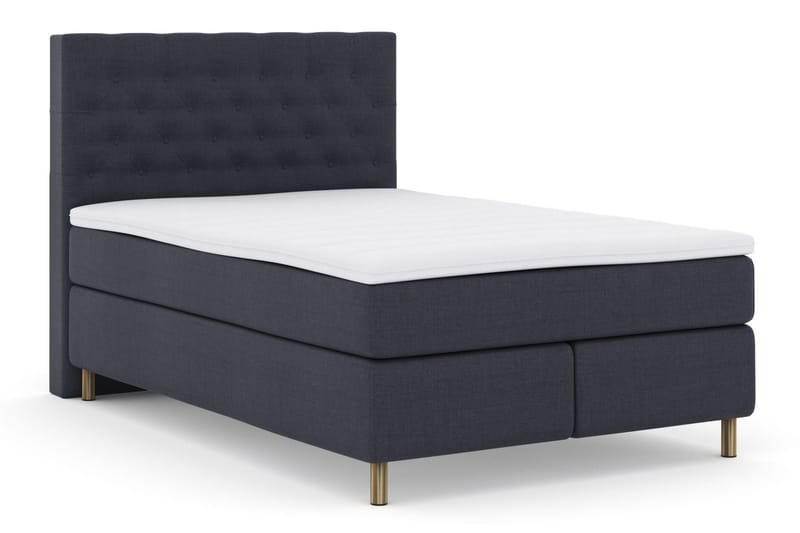 Select No 3 Komplet Sengepakke 160x200 Fast/Medium - Blå/Kobber - Møbler - Senge - Kontinentalsenge