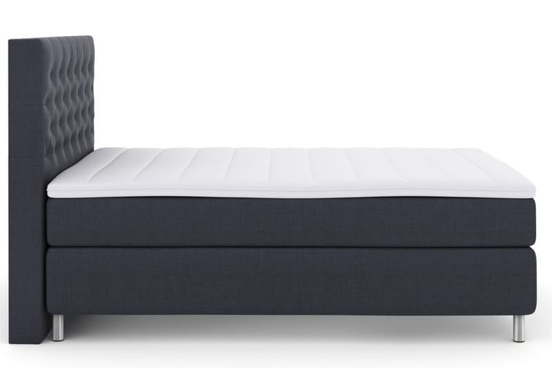 Select No 3 Komplet Sengepakke 160x200 Fast/Medium - Blå/Metal - Møbler - Senge - Komplet sengepakke