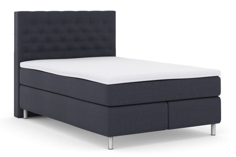 Select No 3 Komplet Sengepakke 160x200 Fast/Medium - Blå/Metal - Møbler - Senge - Komplet sengepakke