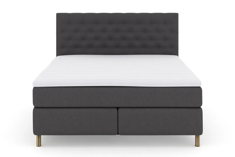 Select No 3 Komplet Sengepakke 160x200 Fast/Medium, Mørkegrå/Kobber