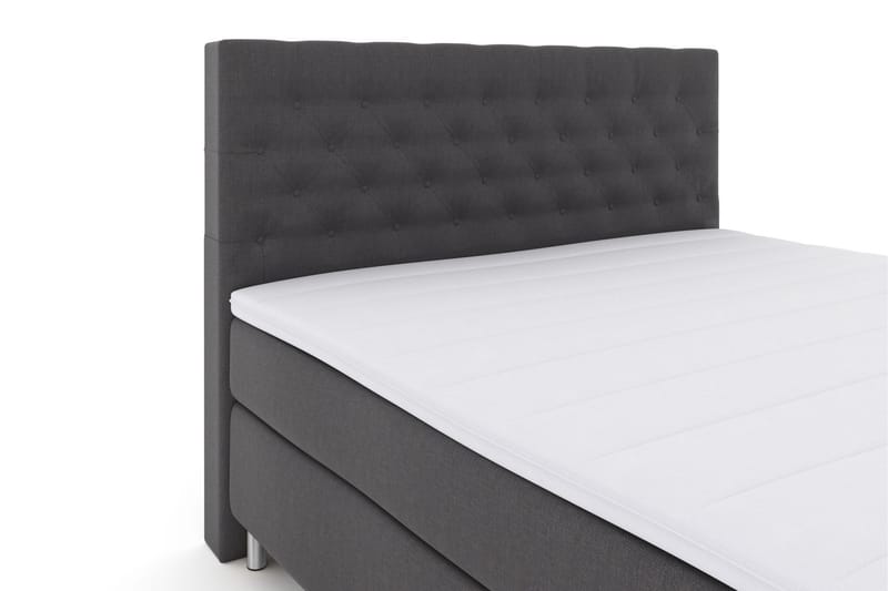Select No 3 Komplet Sengepakke 160x200 Medium - Mørkegrå/Metal - Dobbeltsenge - Komplet sengepakke - Kontinentalsenge
