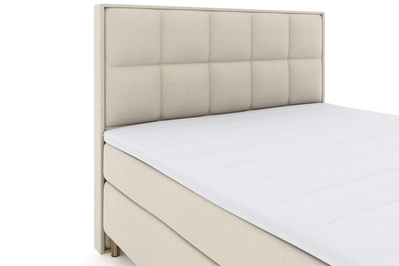 Select No 3 Komplet Sengepakke 180x200 Fast - Beige/Kobber - Møbler - Senge - Kontinentalsenge