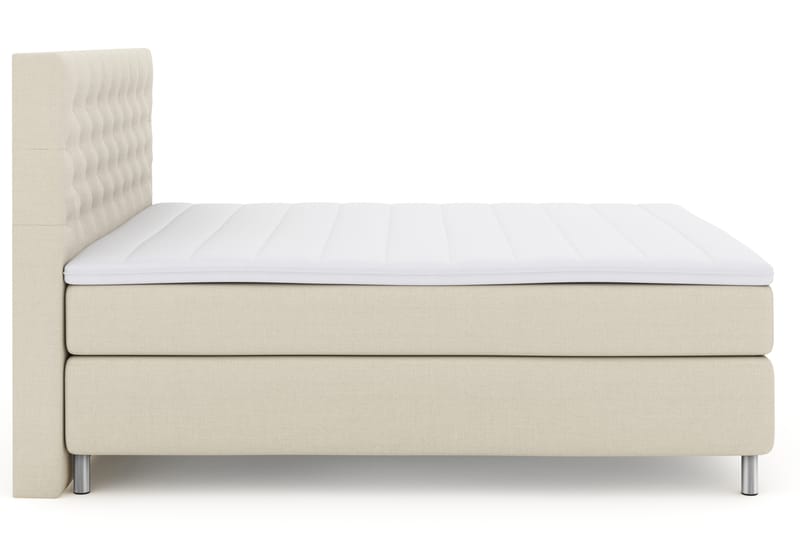 Select No 3 Komplet Sengepakke 180x200 Fast - Beige/Metal - Møbler - Senge - Komplet sengepakke