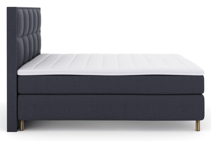 Select No 3 Komplet Sengepakke 180x200 Fast - Blå/Kobber - Møbler - Senge - Komplet sengepakke