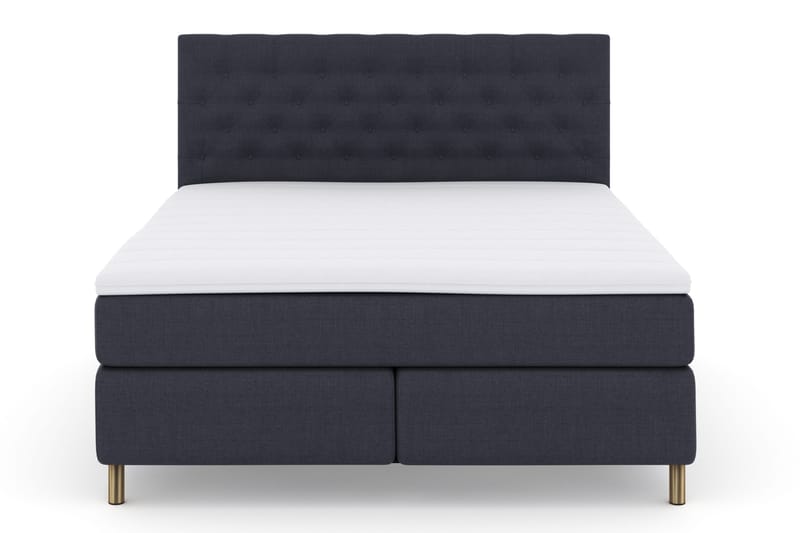 Select No 3 Komplet Sengepakke 180x200 Fast - Blå/Kobber - Møbler - Senge - Kontinentalsenge