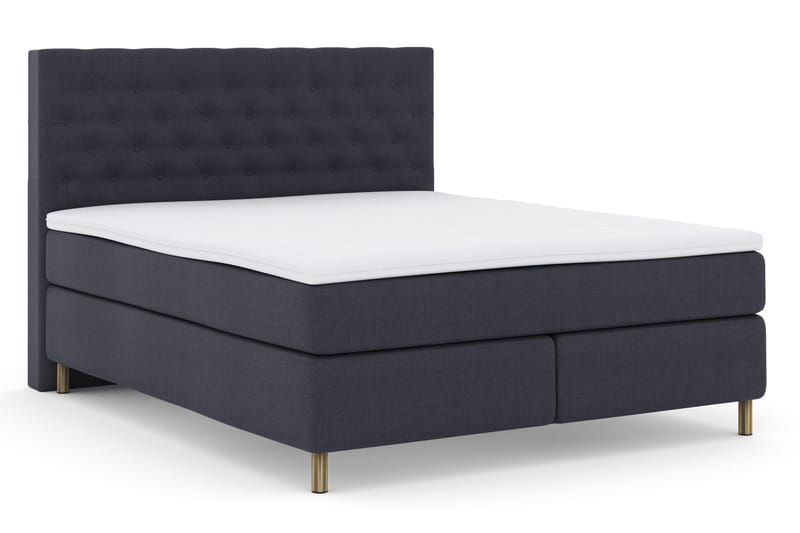 Select No 3 Komplet Sengepakke 180x200 Fast - Blå/Kobber - Møbler - Senge - Kontinentalsenge
