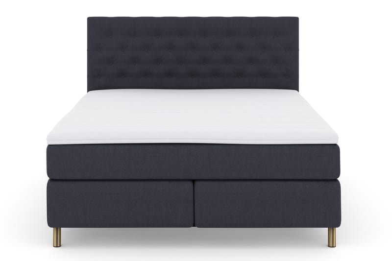 Select No 3 Komplet Sengepakke 180x200 Fast - Blå/Kobber - Møbler - Senge - Komplet sengepakke