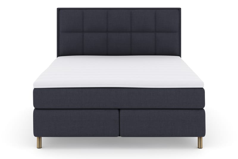 Select No 3 Komplet Sengepakke 180x200 Fast - Blå/Kobber - Møbler - Senge - Komplet sengepakke